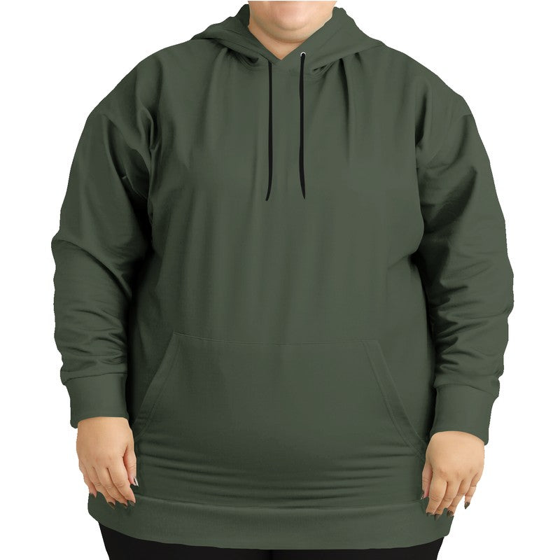 Medium-Dark Neutral Lime Hoodie PLUS (GL2-NE-MD) - Woman Front PLUS