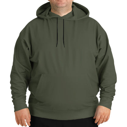 Medium-Dark Neutral Lime Hoodie PLUS (L-NE-MD) - Man Front PLUS