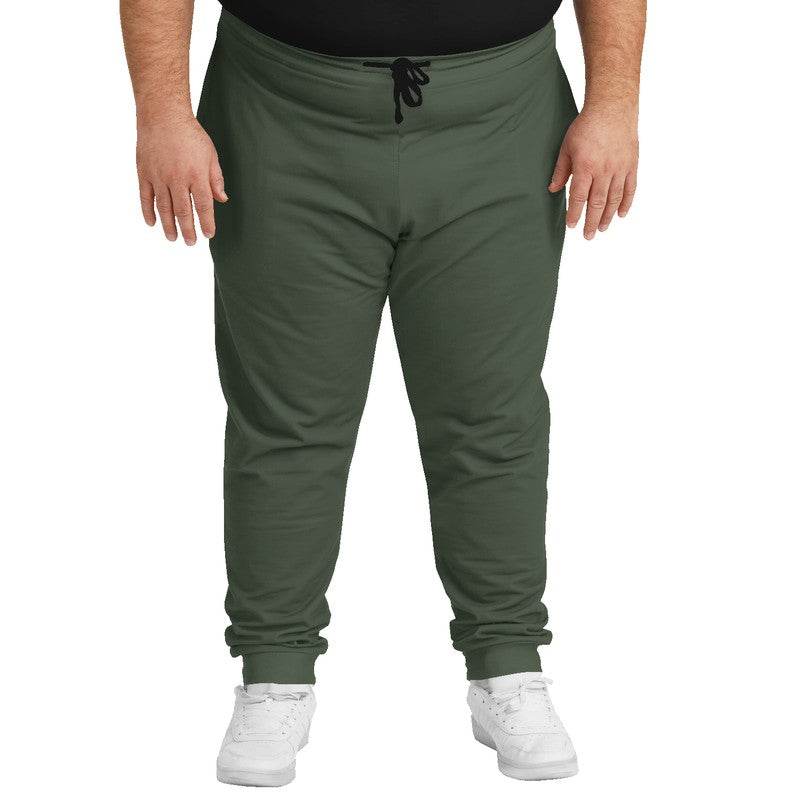 Medium-Dark Neutral Lime Joggers PLUS (GL2-NE-MD) - Man Front PLUS