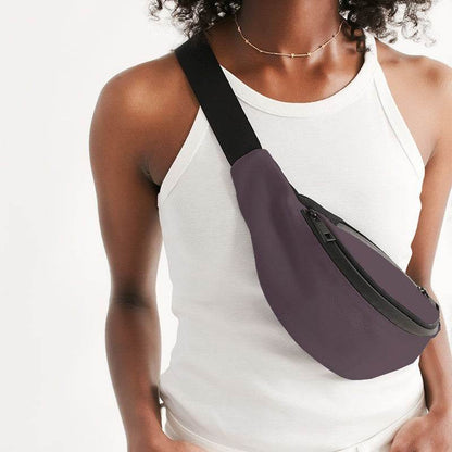 Medium-Dark Neutral Magenta Belt Bag (PIM2-NE-MD) - Woman Front CloseUp