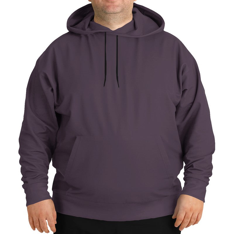 Medium-Dark Neutral Magenta Hoodie PLUS (M-NE-MD) - Man Front PLUS