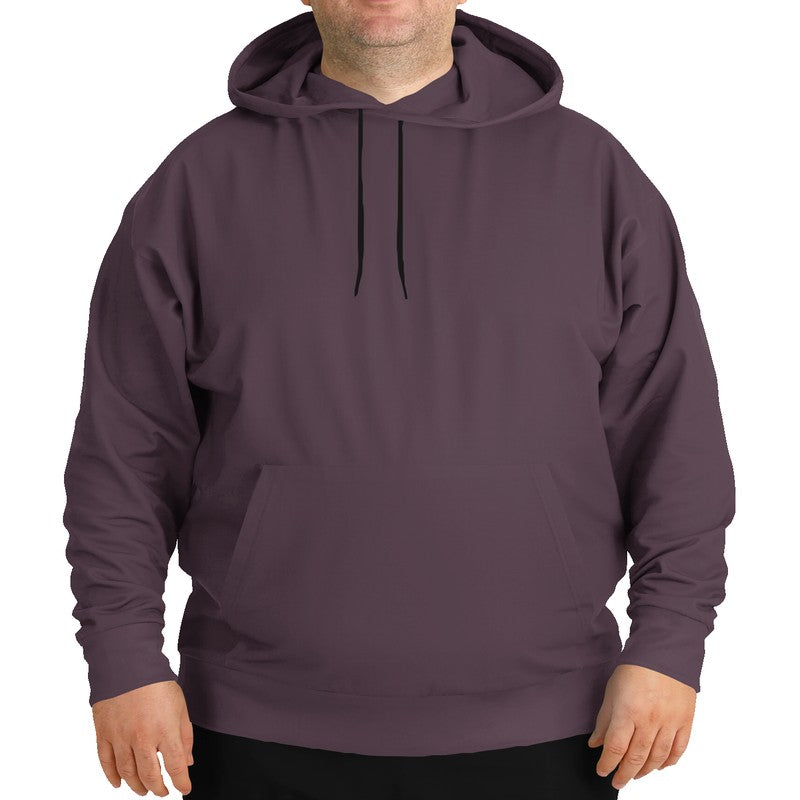 Medium-Dark Neutral Magenta Hoodie PLUS (PIM2-NE-MD) - Man Front PLUS
