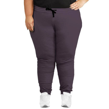 Medium-Dark Neutral Magenta Joggers PLUS (M-NE-MD) - Woman Front PLUS