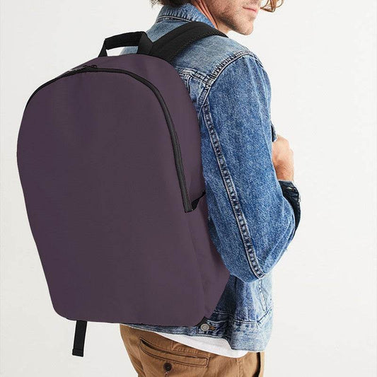 Medium-Dark Neutral Magenta Waterproof Backpack (M-NE-MD) - Man CloseUp