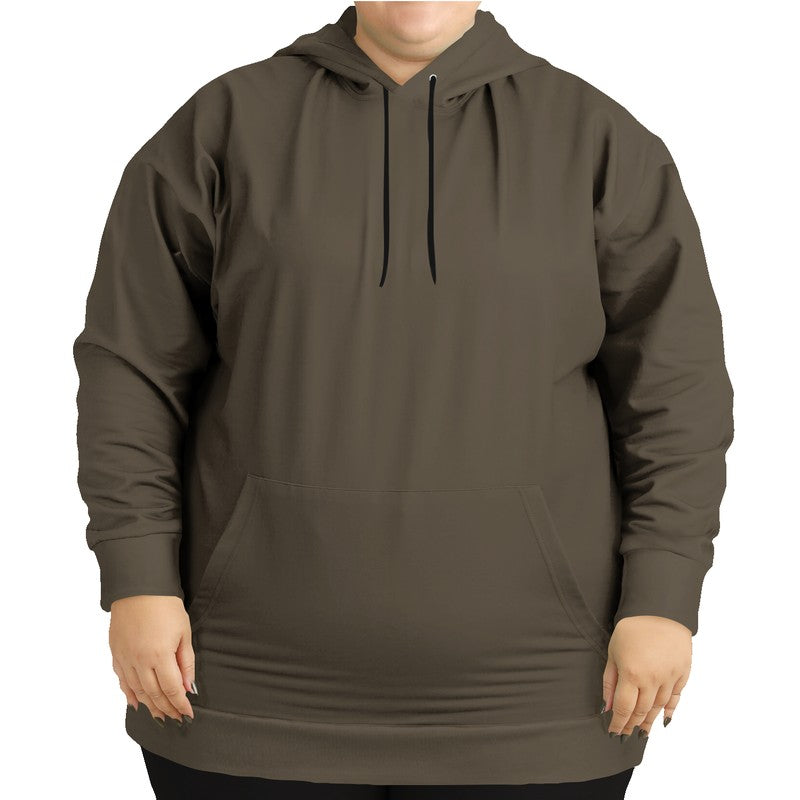 Medium-Dark Neutral Orange Hoodie PLUS (YO2-NE-MD) - Woman Front PLUS