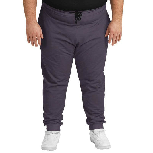 Medium-Dark Neutral Purple Joggers PLUS (MPU2-NE-MD) - Man Front PLUS