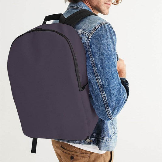 Medium-Dark Neutral Purple Waterproof Backpack (MPU2-NE-MD) - Man CloseUp