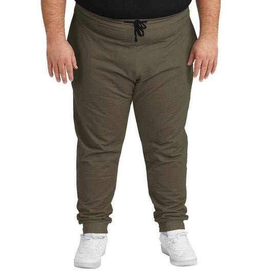 Medium-Dark Neutral Yellow Joggers PLUS (Y-NE-MD) - Man Front PLUS