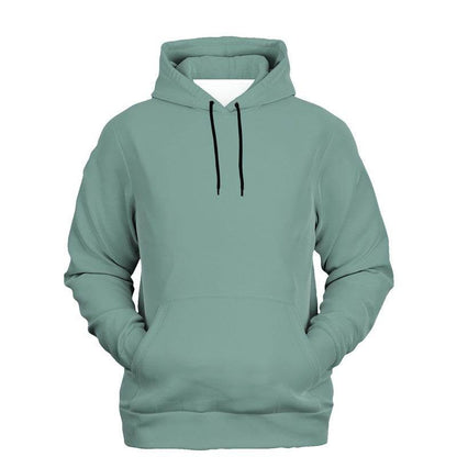Medium-Light Fully-Muted Blue-Green Hoodie (BG-FM-ML) - Ghost Front