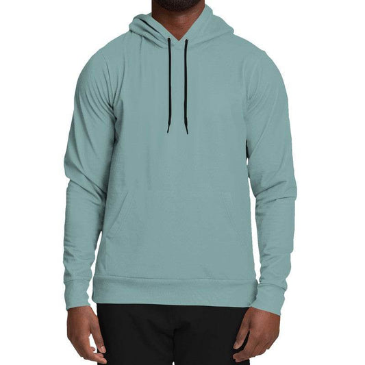 Medium-Light Fully-Muted Blue-Green Hoodie (CBG2-FM-ML) - Man Front