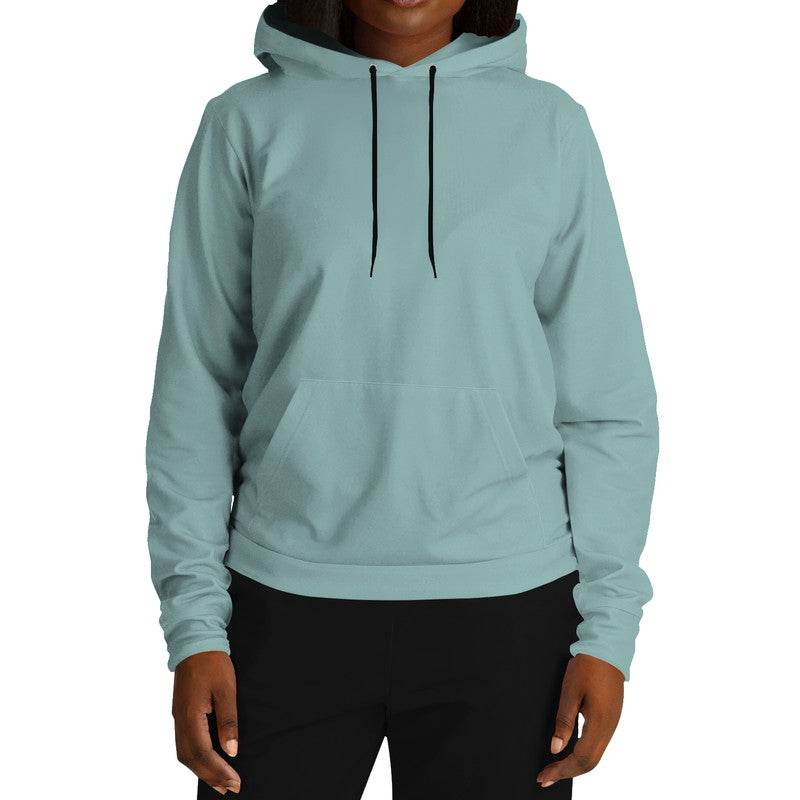 Medium-Light Fully-Muted Blue-Green Hoodie (CBG2-FM-ML) - Woman Front