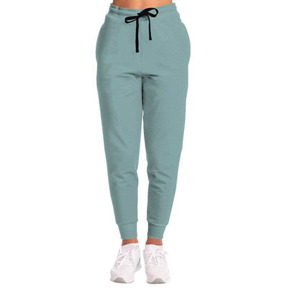 Medium-Light Fully-Muted Blue-Green Joggers (CBG2-FM-ML) - Woman Front