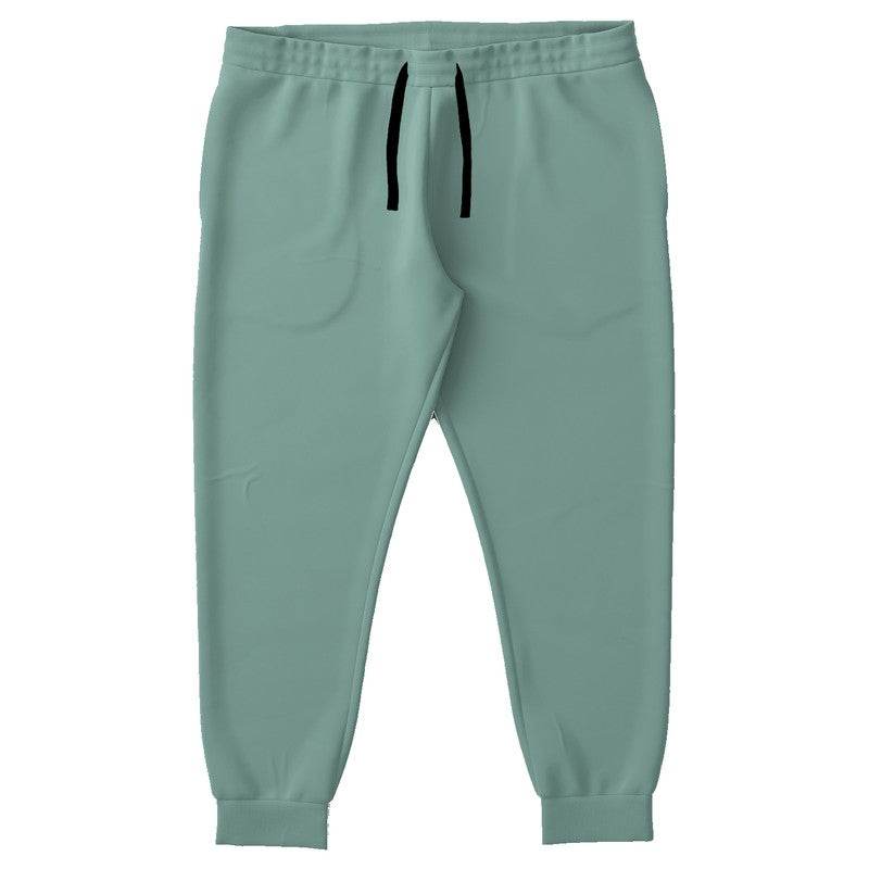 Medium-Light Fully-Muted Blue-Green Joggers PLUS (BG-FM-ML) - Front PLUS