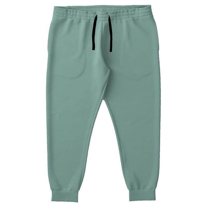 Medium-Light Fully-Muted Blue-Green Joggers PLUS (BG-FM-ML) - Front PLUS