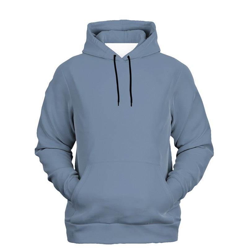 Medium-Light Fully-Muted Blue Hoodie (IB2-FM-ML) - Ghost Front
