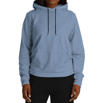 Medium-Light Fully-Muted Blue Hoodie (IB2-FM-ML) - Woman Front