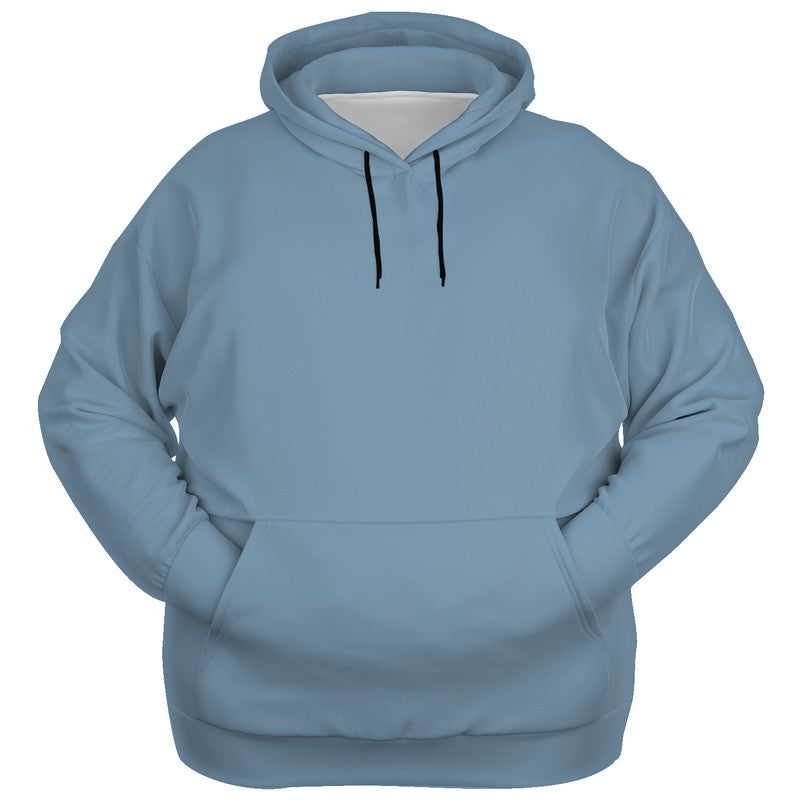 Medium-Light Fully-Muted Blue Hoodie PLUS (B-FM-ML) - Ghost Front PLUS