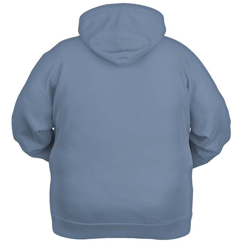 Medium-Light Fully-Muted Blue Hoodie PLUS (IB2-FM-ML) - Ghost Back PLUS