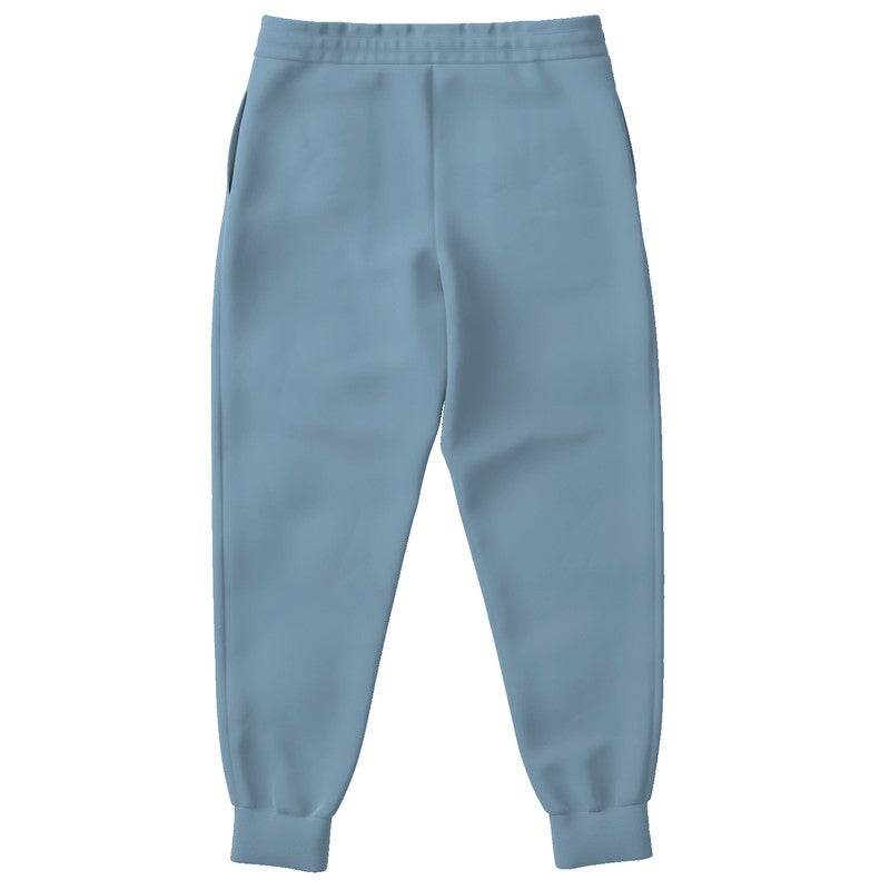 Medium-Light Fully-Muted Blue Joggers (B-FM-ML) - Back
