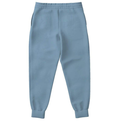 Medium-Light Fully-Muted Blue Joggers (B-FM-ML) - Back