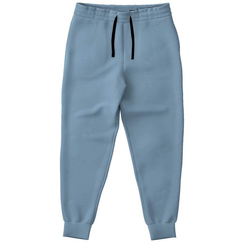 Medium-Light Fully-Muted Blue Joggers (B-FM-ML) - Front