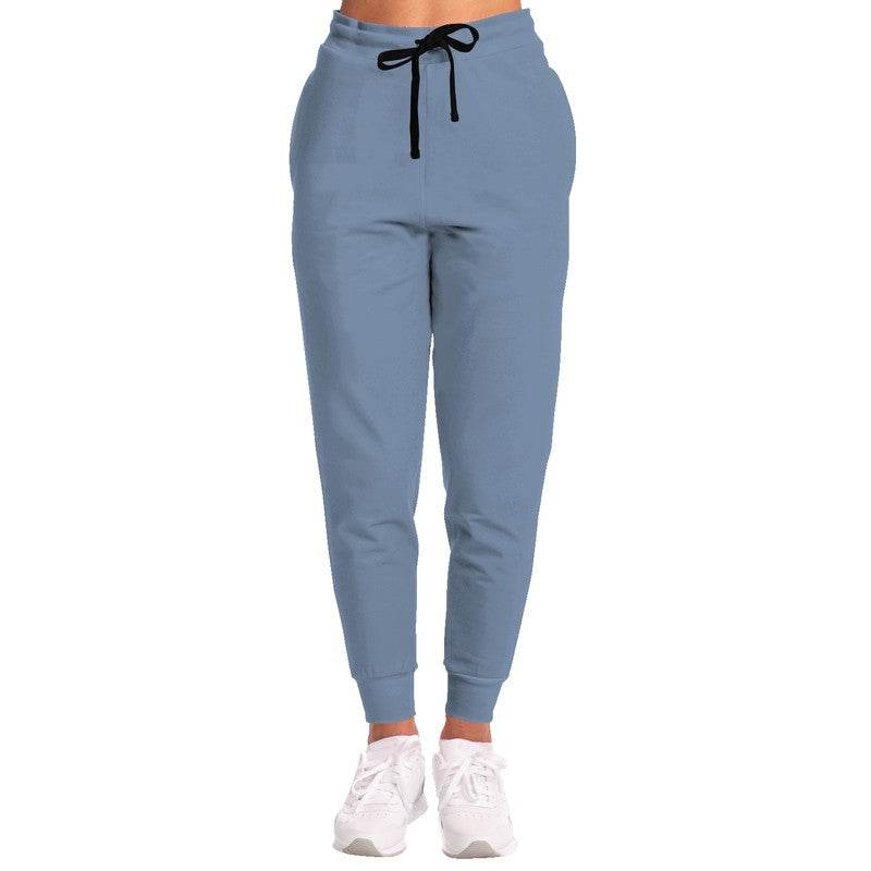 Medium-Light Fully-Muted Blue Joggers (IB2-FM-ML) - Woman Front