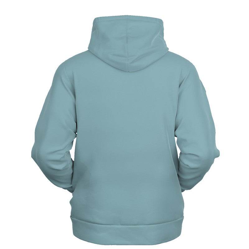 Medium-Light Fully-Muted Cyan Hoodie (C-FM-ML) - Ghost Back