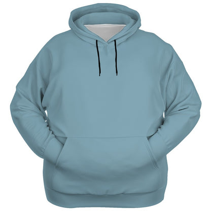 Medium-Light Fully-Muted Cyan Hoodie PLUS (BC2-FM-ML) - Ghost Front PLUS