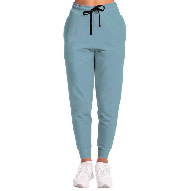 Medium-Light Fully-Muted Cyan Joggers (BC2-FM-ML) - Woman Front