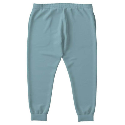 Medium-Light Fully-Muted Cyan Joggers PLUS (C-FM-ML) - Back PLUS