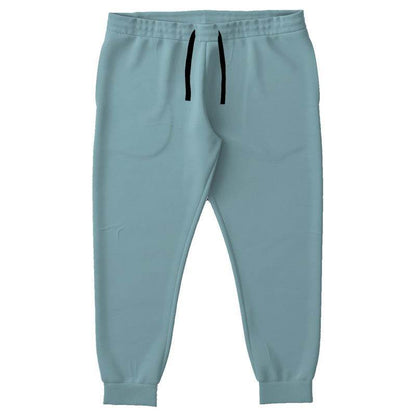 Medium-Light Fully-Muted Cyan Joggers PLUS (C-FM-ML) - Front PLUS