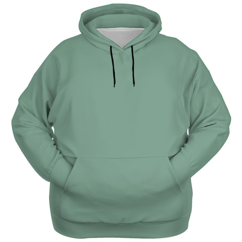Medium-Light Fully-Muted Green Hoodie PLUS (BGG2-FM-ML) - Ghost Front PLUS
