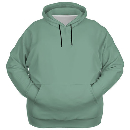 Medium-Light Fully-Muted Green Hoodie PLUS (BGG2-FM-ML) - Ghost Front PLUS
