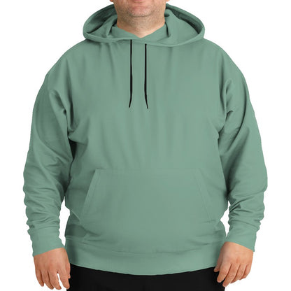 Medium-Light Fully-Muted Green Hoodie PLUS (BGG2-FM-ML) - Man Front PLUS