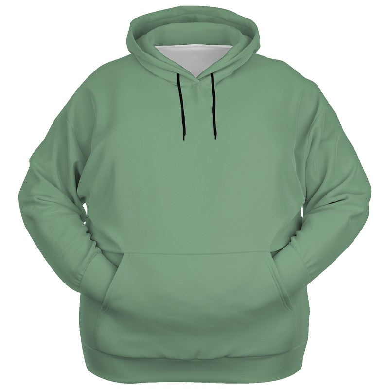 Medium-Light Fully-Muted Green Hoodie PLUS (G-FM-ML) - Ghost Front PLUS