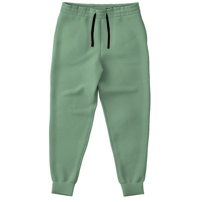 Medium-Light Fully-Muted Green Joggers (G-FM-ML) - Front