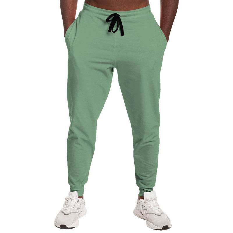 Medium-Light Fully-Muted Green Joggers (G-FM-ML) - Man Front
