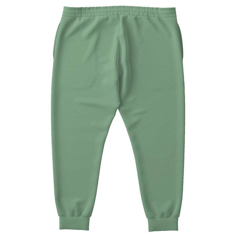 Medium-Light Fully-Muted Green Joggers PLUS (G-FM-ML) - Back PLUS