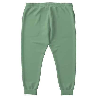 Medium-Light Fully-Muted Green Joggers PLUS (G-FM-ML) - Back PLUS
