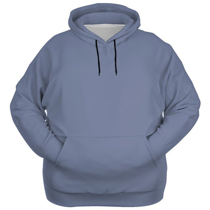 Medium-Light Fully-Muted Indigo Hoodie PLUS (I-FM-ML) - Ghost Front PLUS