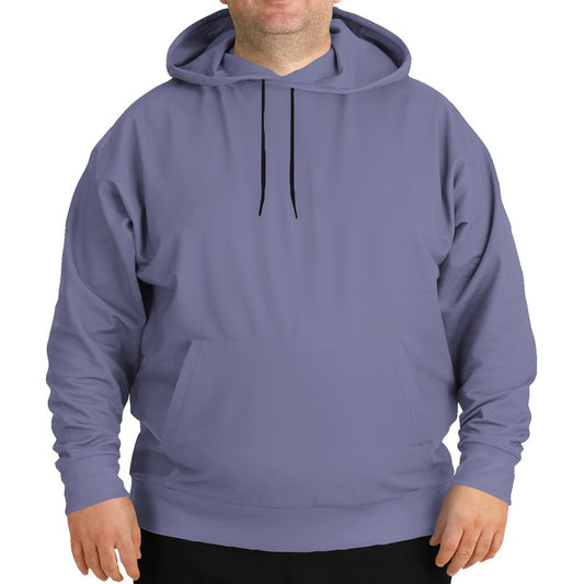 Medium-Light Fully-Muted Indigo Hoodie PLUS (PUI2-FM-ML) - Man Front PLUS