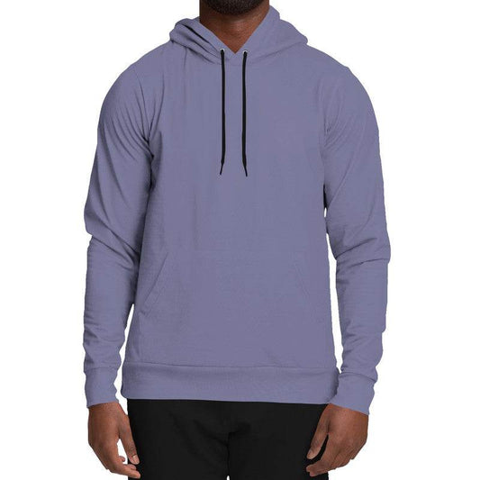 Medium-Light Fully-Muted Indigo Hoodie (PUI2-FM-ML) - Man Front