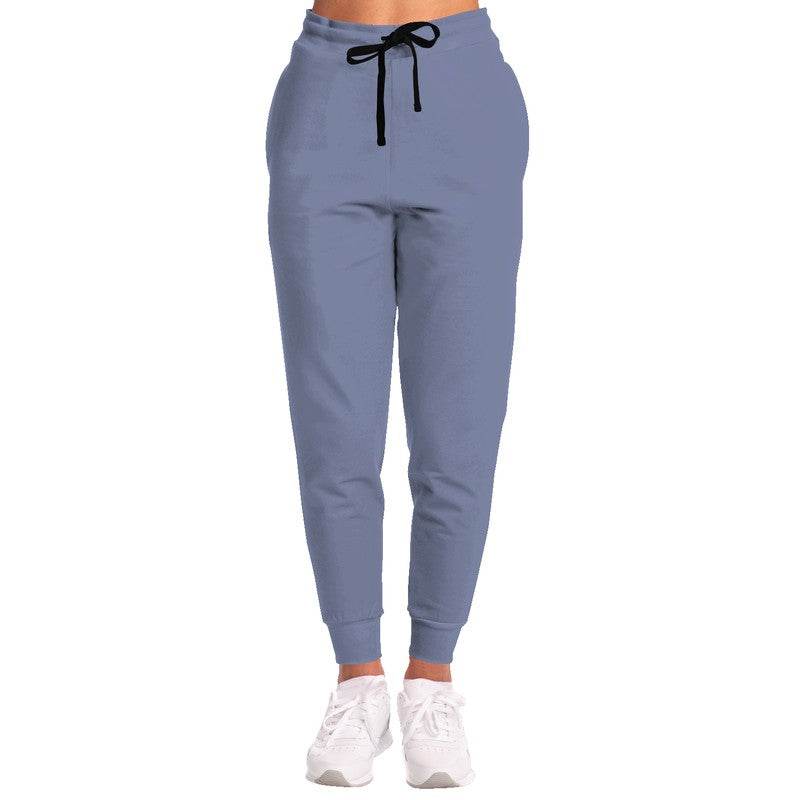 Medium-Light Fully-Muted Indigo Joggers (I-FM-ML) - Woman Front
