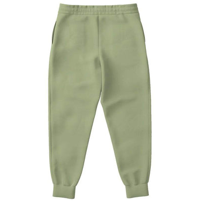 Medium-Light Fully-Muted Lime Joggers (L-FM-ML) - Back