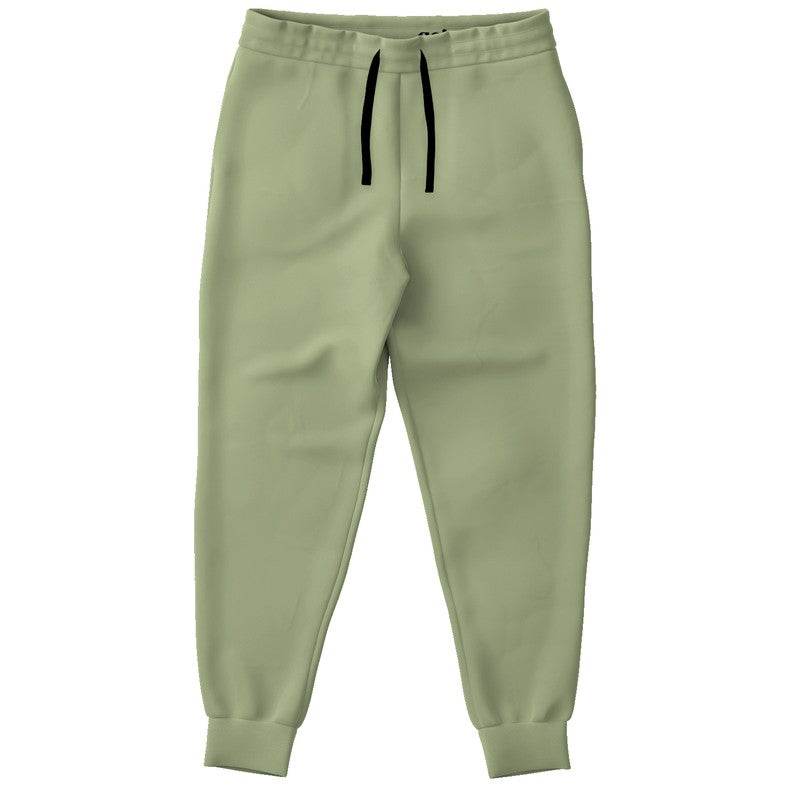 Medium-Light Fully-Muted Lime Joggers (L-FM-ML) - Front