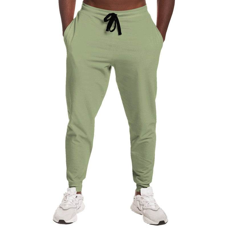 Medium-Light Fully-Muted Lime Joggers (L-FM-ML) - Man Front