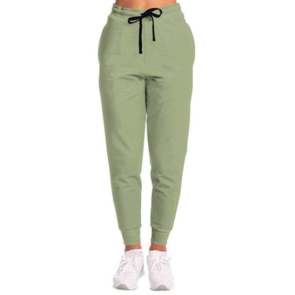 Medium-Light Fully-Muted Lime Joggers (L-FM-ML) - Woman Front