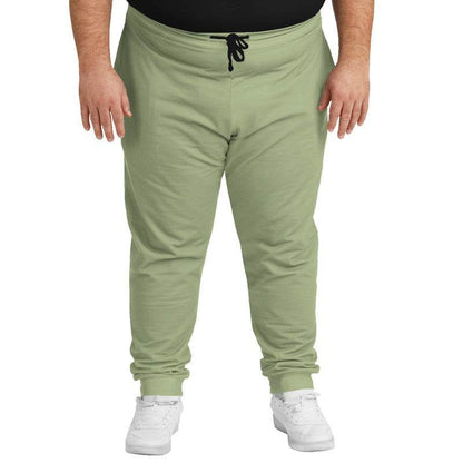 Medium-Light Fully-Muted Lime Joggers PLUS (L-FM-ML) - Man Front PLUS