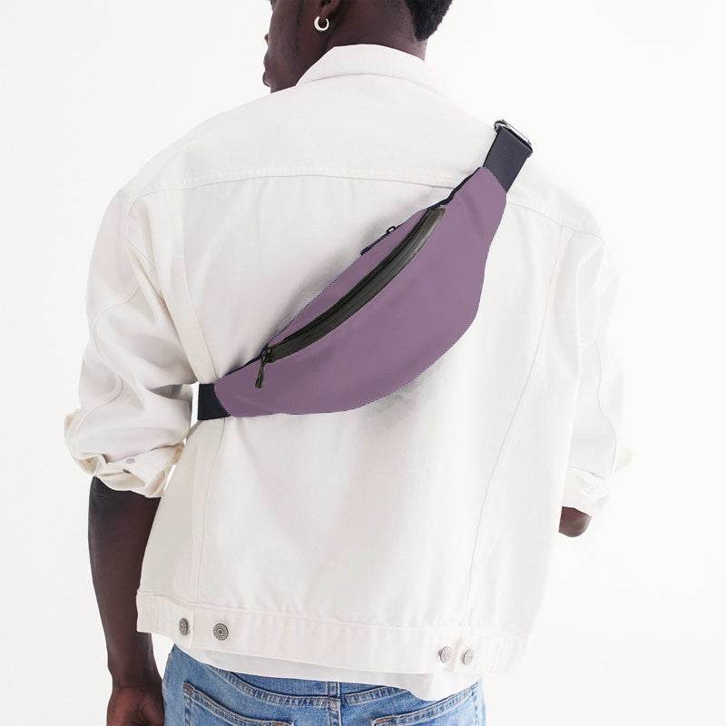 Medium-Light Fully-Muted Magenta Belt Bag (M-FM-ML) - Man Back