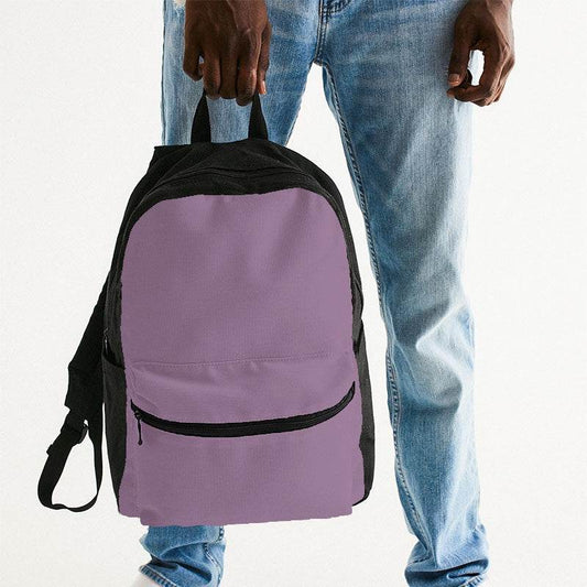 Medium-Light Fully-Muted Magenta Canvas Backpack (M-FM-ML) - Man Holding
